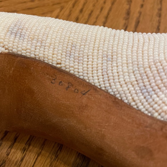 Vintage 1950’s beaded, Swift brand, handmade wedding shoes - Picture 6 of 7